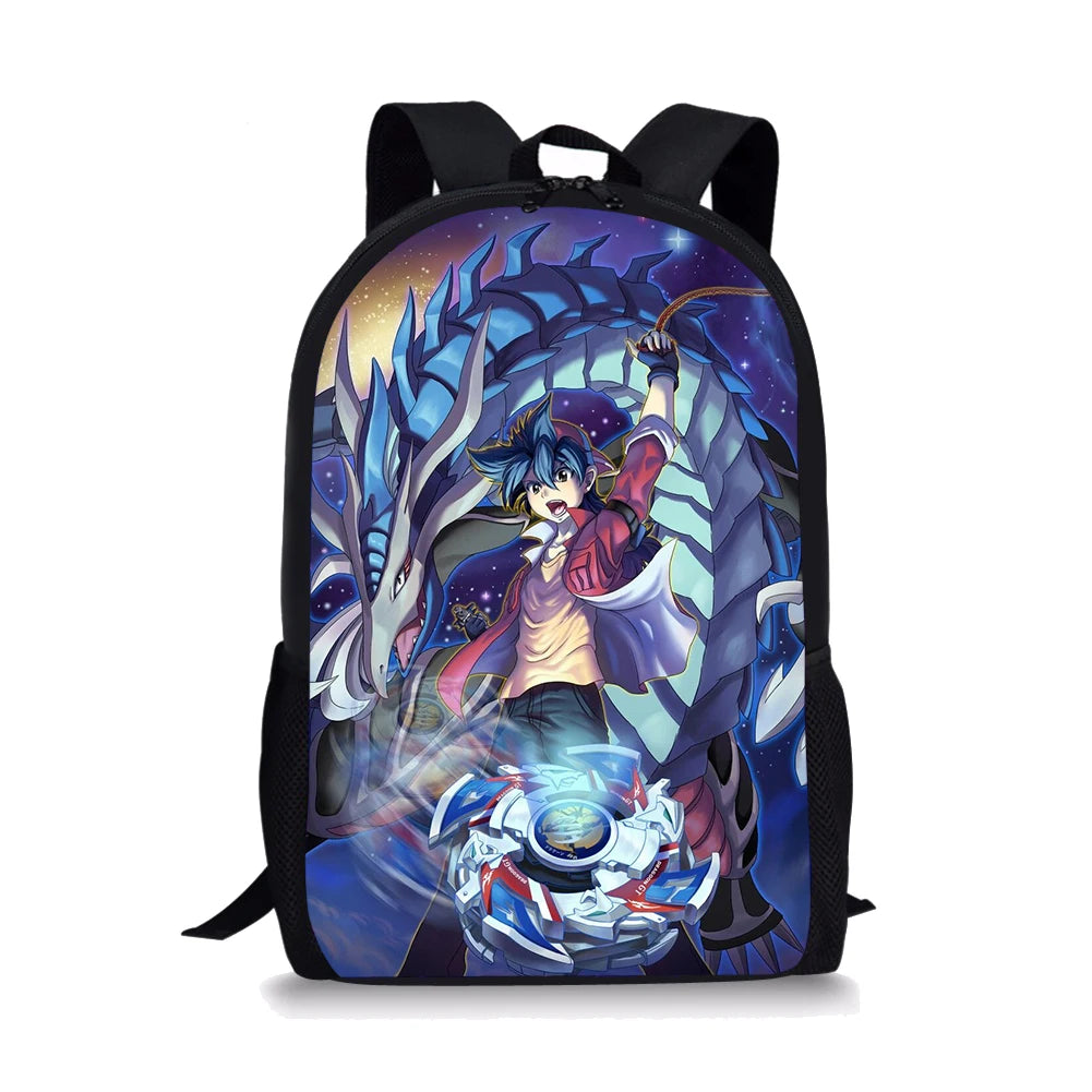 Kinomiya Takao Element Pattern School Backpacks for Teenager
