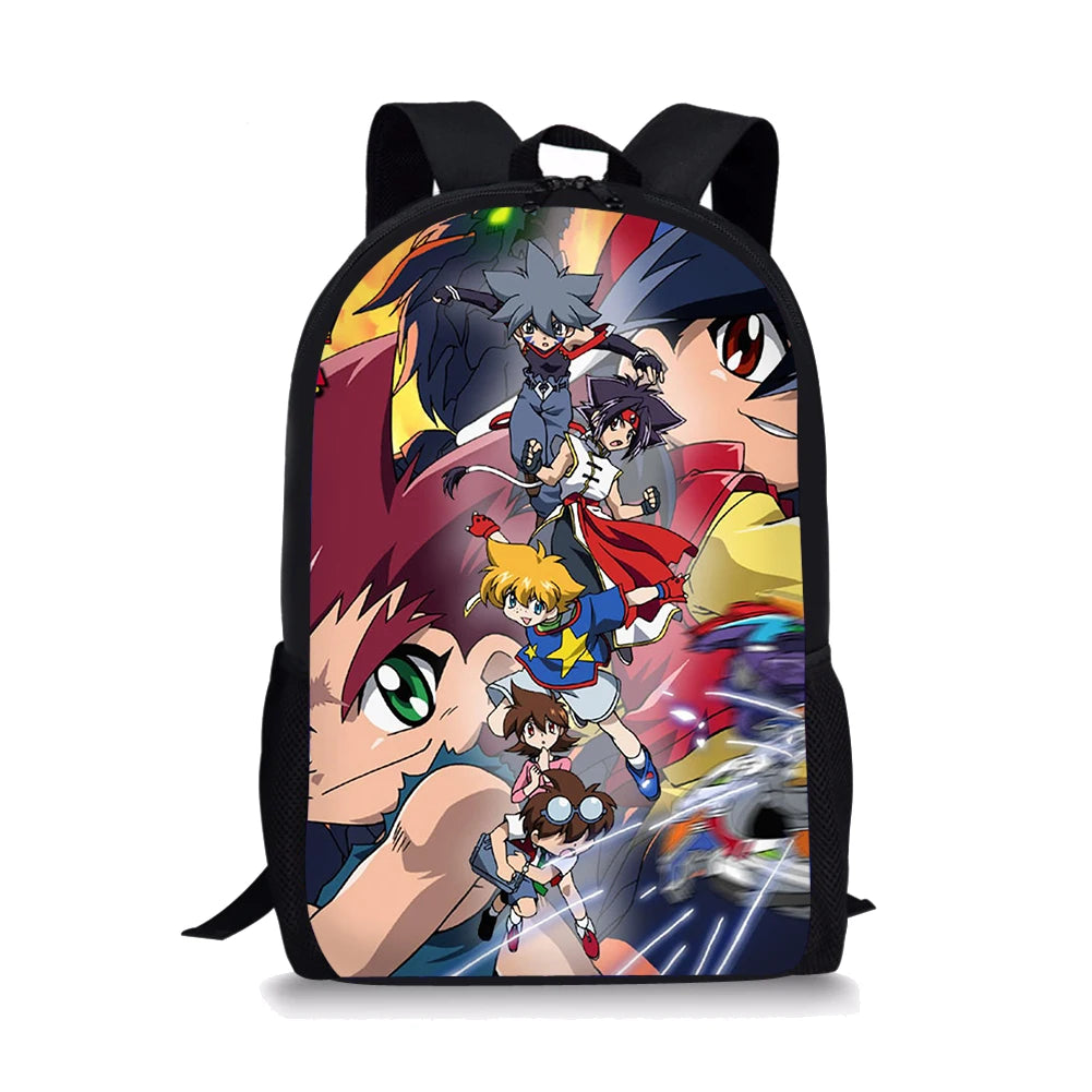 Kinomiya Takao Pattern Print School Bags Daily Travel Climbing Backpack