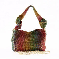 Stylish Rhinestone Knot Shoulder Bag for Party