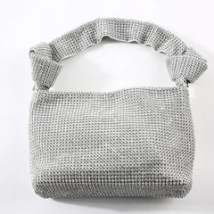 Stylish Rhinestone Knot Shoulder Bag for Party