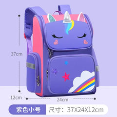 Girl Unicorn Schoolbags Lager Capacity Cartoon School Backpack