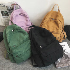 Vintage Casual Travel High Capacity Backpack for Women