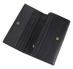 Leather Long Wallet First Layer Cowhide Handbag Clip Wallet
