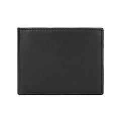 RFID Crazy Horse Leather Horizontal Clip Wallet