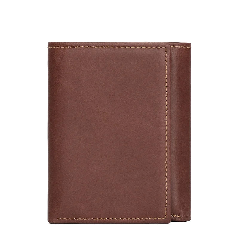 Men's RFID Leather Wallet with Money Clip