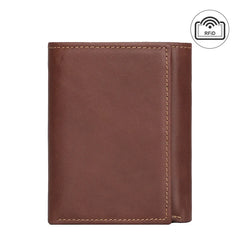 Men's RFID Leather Wallet with Money Clip