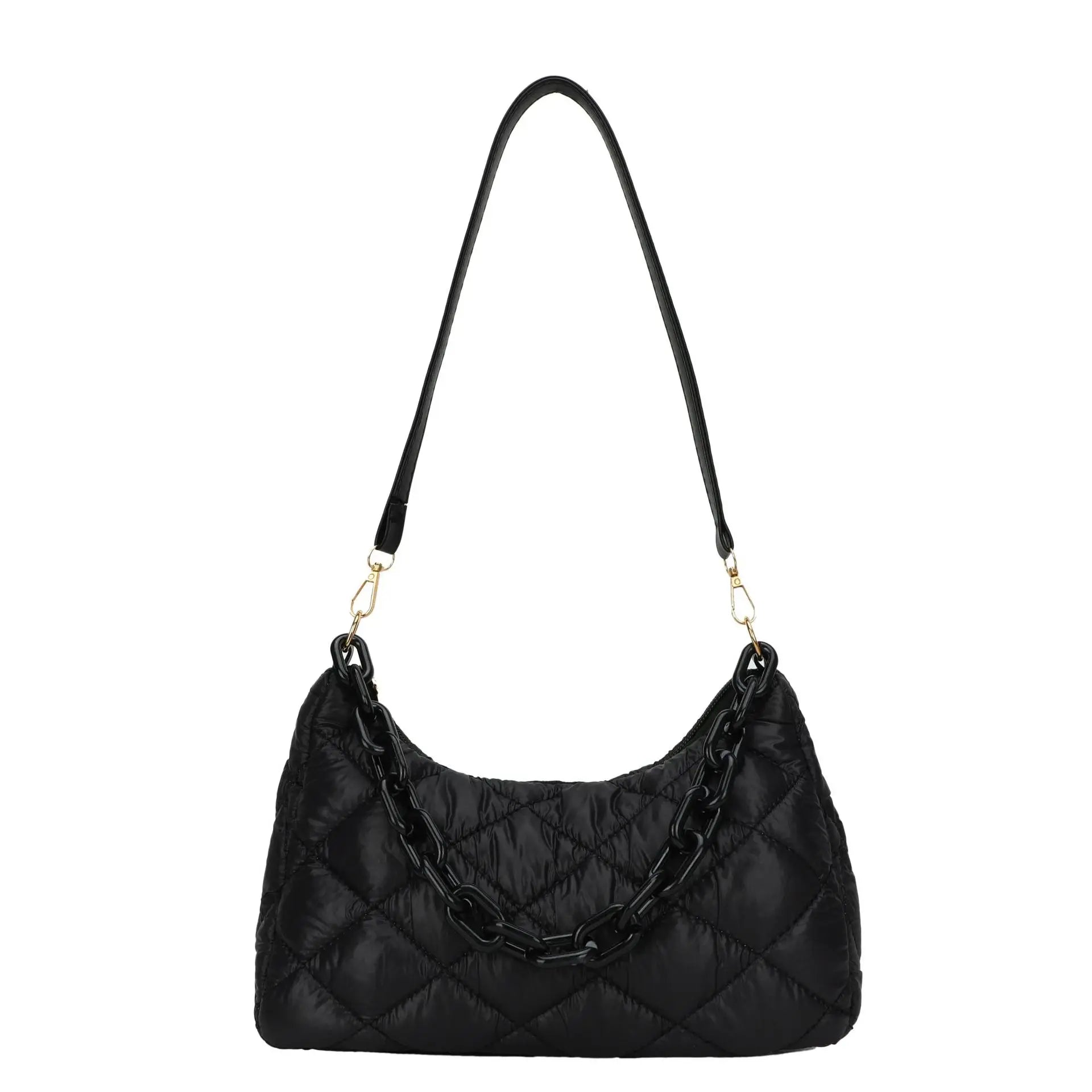 Rhombic Chain Shoulder Handbag Women's Underarm Bag