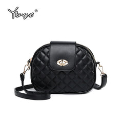 Diamond Lattice Shoulder Messenger Crossbody Bag