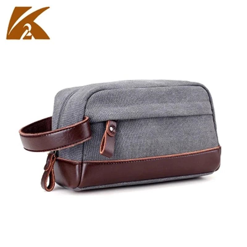 Vintage Canvas Small Handbag for Men and Women