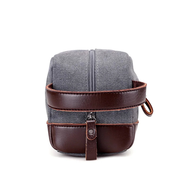 Vintage Canvas Small Handbag for Men and Women