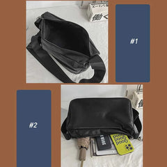 Men's Crossbody Bag Retro Large Capacity Shoulder Bag
