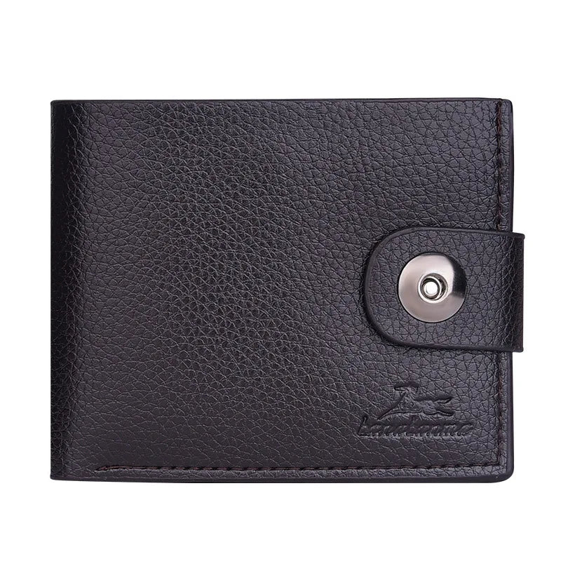 Men's Small Wallet with Photos and Card Holder