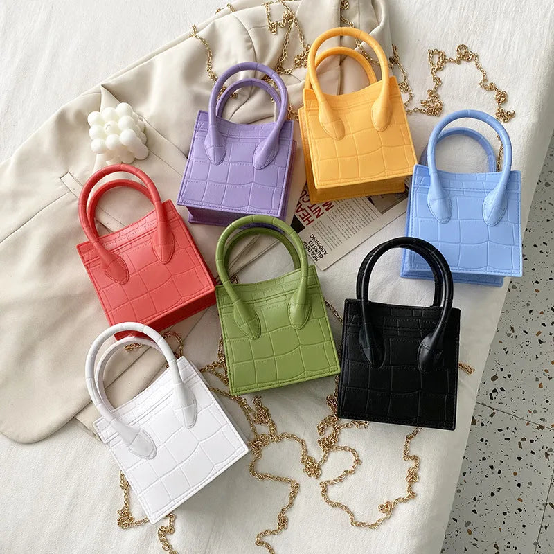 Mini Jelly Bag with Chain Strap for Women