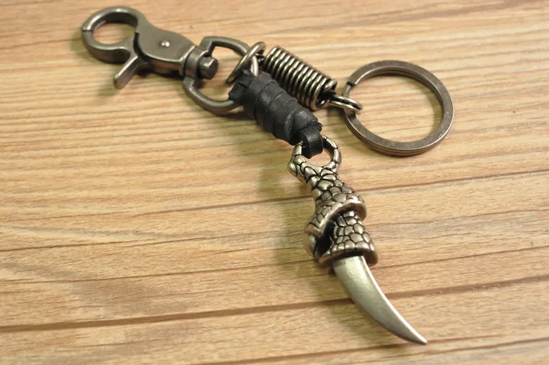 Cowhide Key Ring Wallets Key Holder Organizer