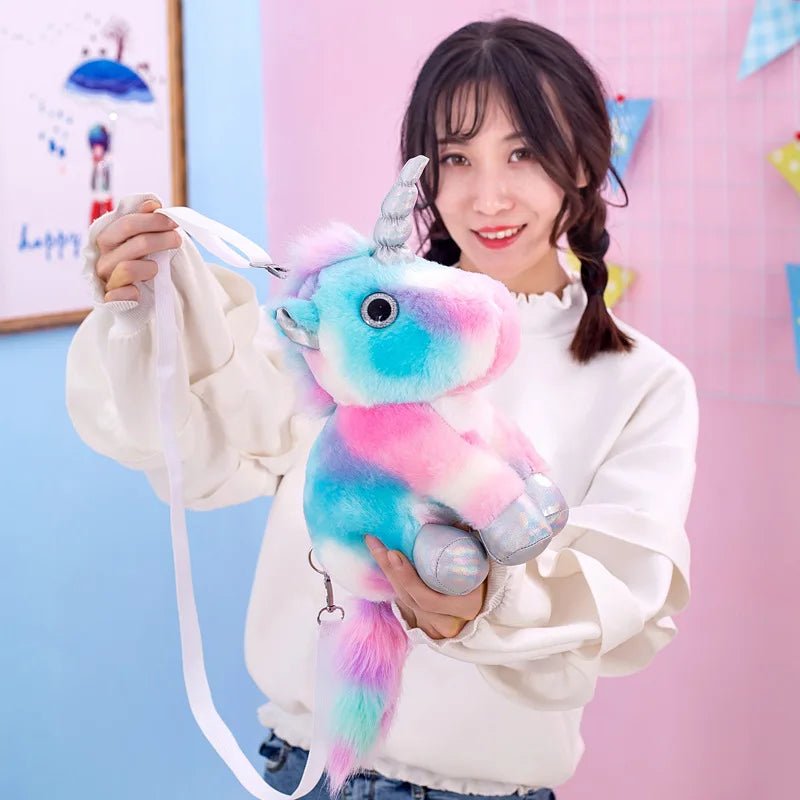 Cartoon Plush Toy Backpack for Girls