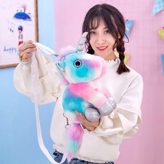 Cartoon Plush Toy Backpack for Girls