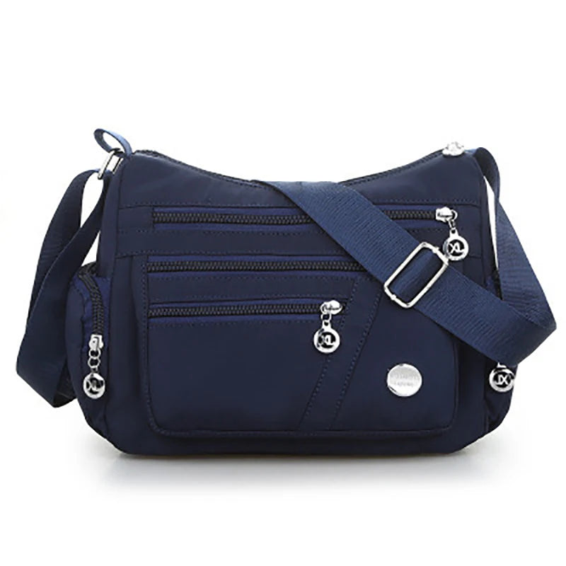 European Women Messenger Bag Lightweight Nylon Waterproof Shoulder Bag