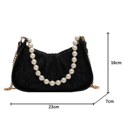 Pleated Soft PU Leather Crossbody Bag for Women 2021