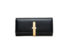 Women's PU Leather Handbag with Buckle Zipper