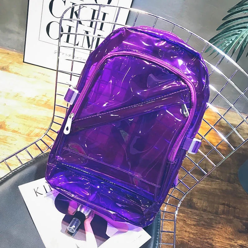 Transparent Shoulder Bag Waterproof Beach Backpack