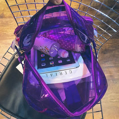 Transparent Shoulder Bag Waterproof Beach Backpack