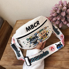 Women's Digital Print Belt Bag for Sports