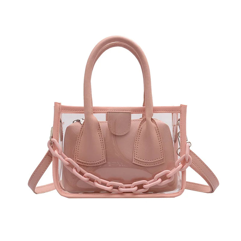 ShengShi Pure & Fresh Jelly Candy Single Shoulder Bag