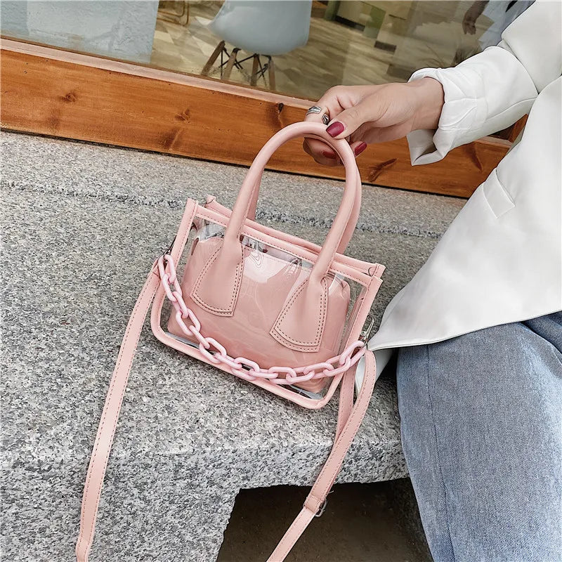 ShengShi Pure & Fresh Jelly Candy Single Shoulder Bag