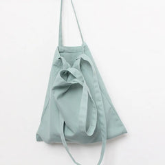 Canvas Messenger Shoulder Bag Solid Crossbody Bags for Women