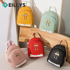 Women Style Backpack Leather Backpack Solid Mini Backpack school Bag Girl