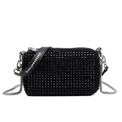 PU Rhinestone Diamond Underarm Bag Handbag