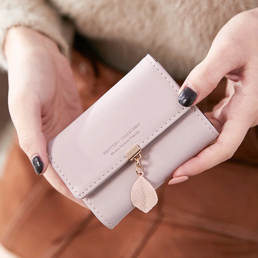 Puriti Card Bag with Leaf Pendant Card Position Female Cover