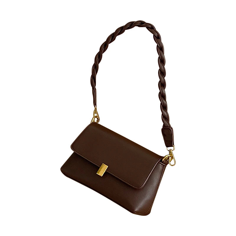 Luxury Handbag Women's French Bag Small Square Messenger Bag