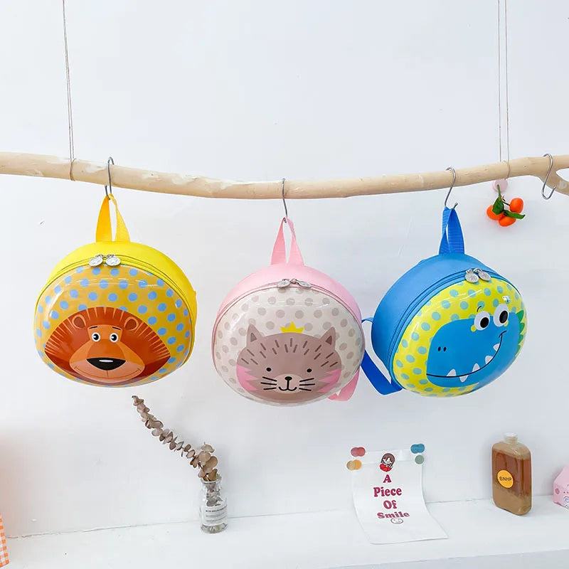 Kindergarten Backpack School Bag Children Animal Backpack Girl Boy Eggshell Bag