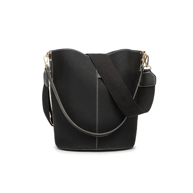 Matte Leather Crossbody Bag for Women