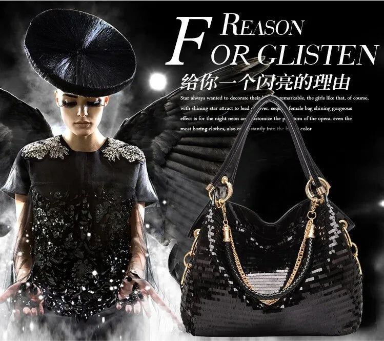 Stacy Bag Hot Women Handbag Blingbling Tote Lady Shoulder Bags