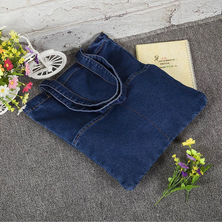 Stacy Bag 041216 Women Big Denim Bag Female Large Tote