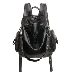 Stacy Bag 072716 Lady PU Leather Backpack Casual Travel Bag