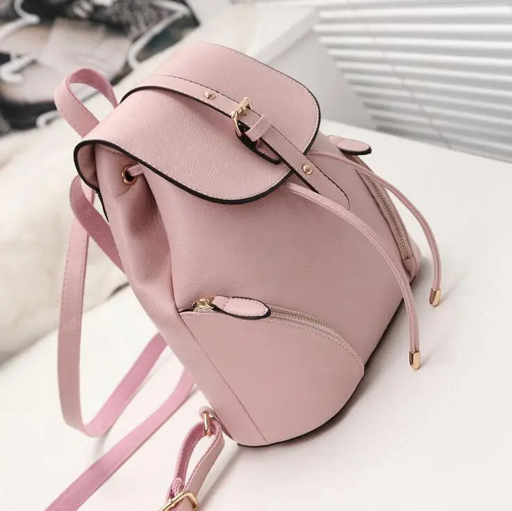 Stacy PU Leather Backpack for Women