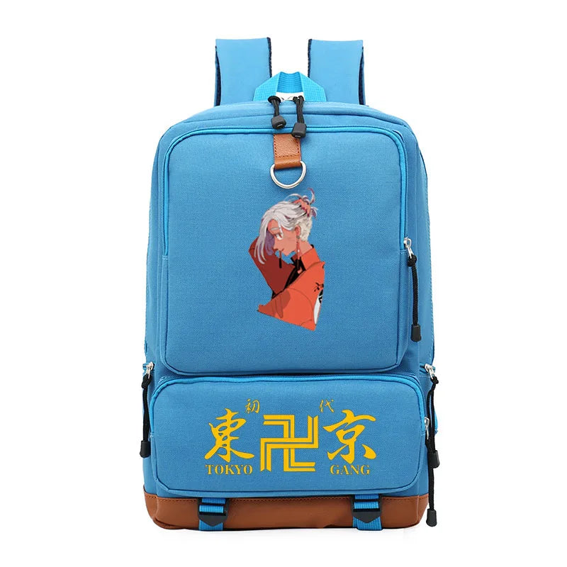 Tokyo Revengers Backpack for Kids - Pattern Laptop School Bag
