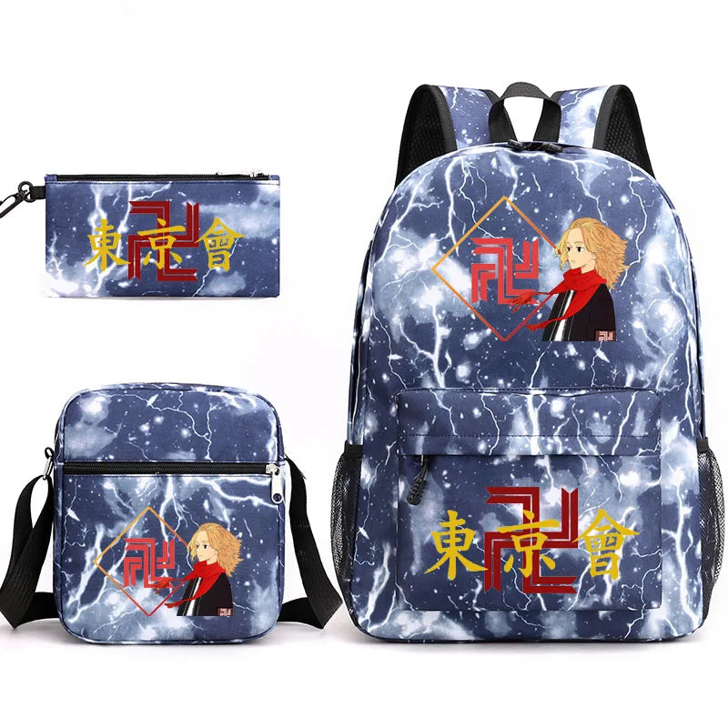 Tokyo Revengers Backpack Men's Laptop School Bag