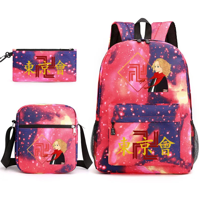 Tokyo Revengers Backpack Men's Laptop School Bag