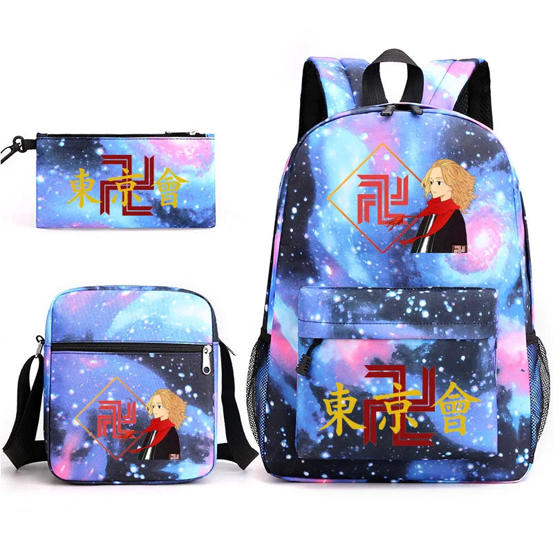 Tokyo Revengers Backpack Men's Laptop School Bag