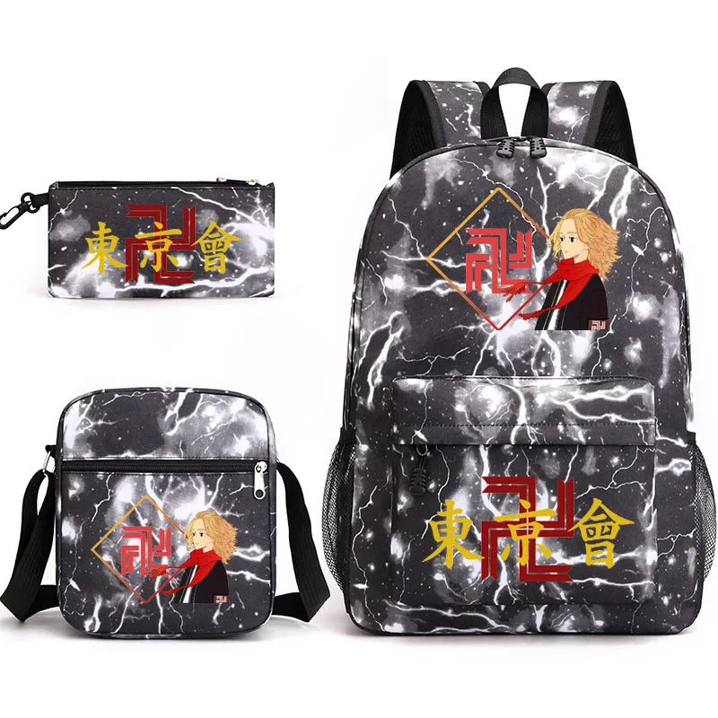 Tokyo Revengers Backpack Men's Laptop School Bag