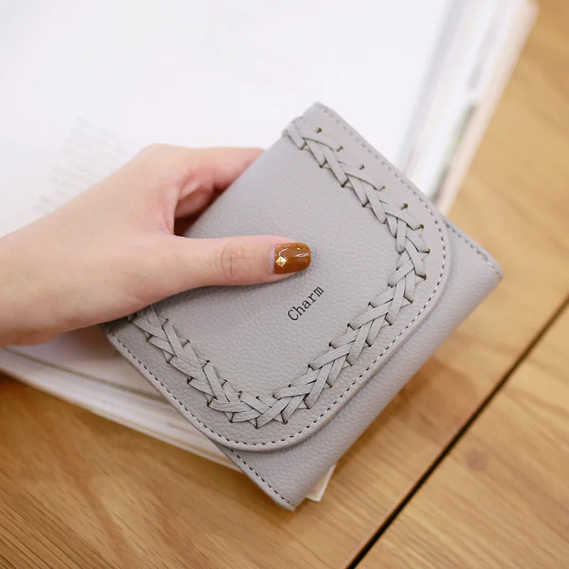 Hand-Woven Women's Wallet Small Fresh Style