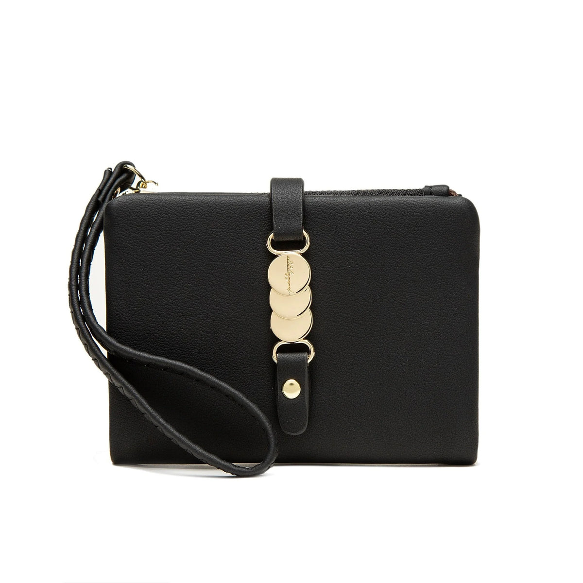 Two-Fold Zipper Short Casual Wallet