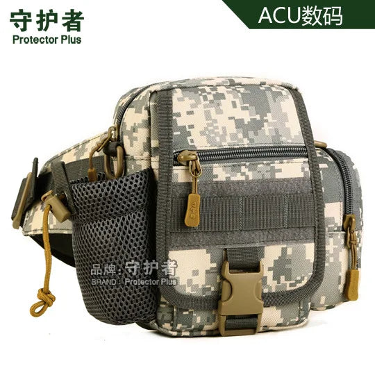 Vertical Messenger Bag Travel Kit Water Bottle Waist Pack A3169