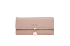 Leaf Pattern Women's Long Wallet Handbag