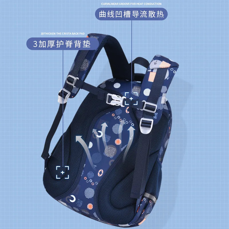Waterproof Girls School Backpack Kids Satchel Orthopedic Bag
