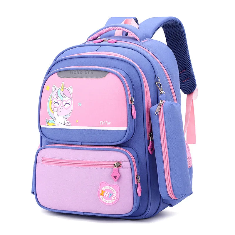 Waterproof Children School Bags Boys Girls Book Bag Orthopedic Backpack